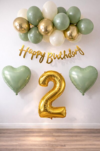 Patladı Gitti Set pentru aniversarea de 2 ani Adaçayı Concept; Balon din foli...