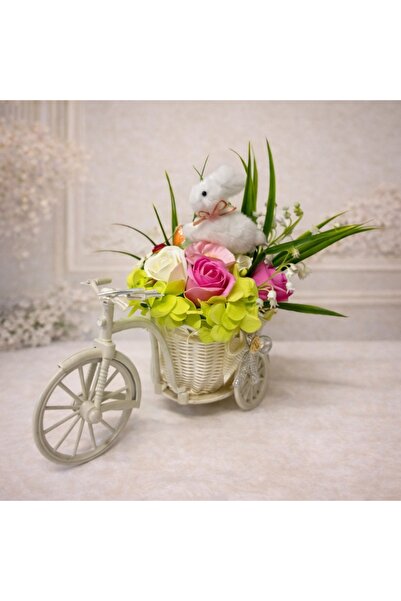 velve Aranjament floral Easter, decoratiune iepure, selectie flori artificial...