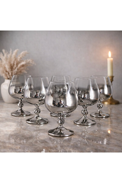 BOHEMİA CRYSTAL Bohemia Crystal |   150 ml Titanium Coffee Water Glass