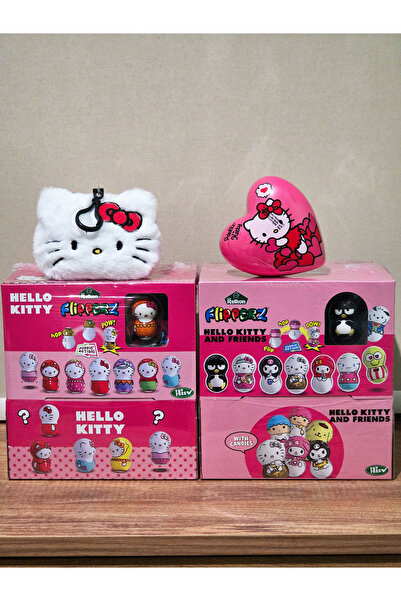 Acubens Flipperz Hello Kitty 1. Seri ve Arkadaşları 24/24 Hacıyatmaz Figürler...