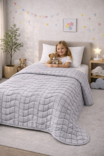 sternen glanz Laila Kapitone Pamuklu Tek Kişilik 160 x 230 cm Çok Amaçlı Yata...