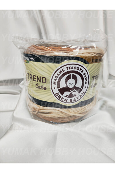 Ören Bayan TREND CAKE Fir de tricotat manual Ebruli (1 bucată) 200gr. Culoare...