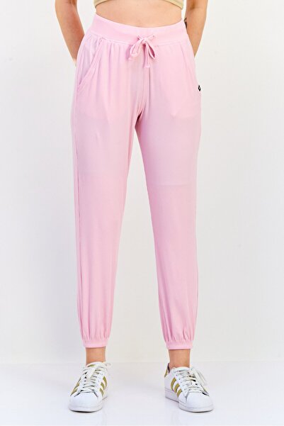 SKECHERS Women Relaxed Fit Training Track Pants, Pink