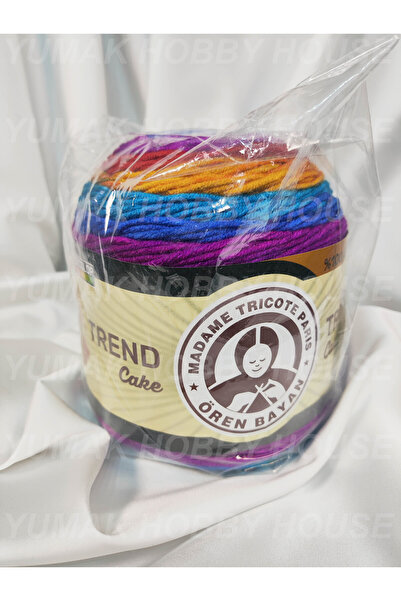Ören Bayan TREND CAKE Ebruli El Örgü İpi (1 Adet) 200gr. - Renk: 621