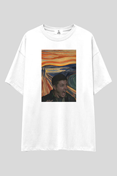 UmbraWear Supernatural Dean Winchester Scream Oversize T-shirt | Unisex 100% ...
