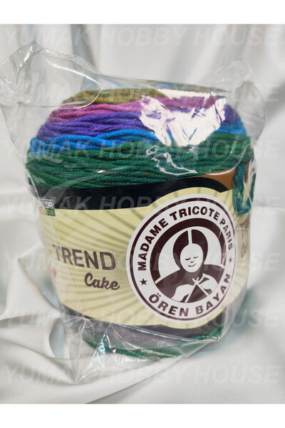 Ören Bayan TREND CAKE Ebruli El Örgü İpi (1 Adet) 200gr. - Renk: 628