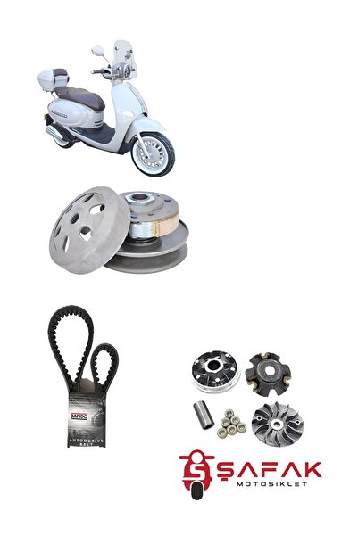 ŞAFAK MOTOSİKLET ARORA CAPPUCİNO 125 (50-250 ÖZEL SERİ) ÖN ARKA VARYATÖR KAYI...