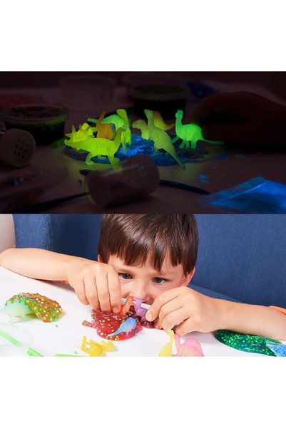 Sensory Elements Kit Slime Dinozaur pentru copii, Sensory Elements, multicolor, cu accesorii diverse