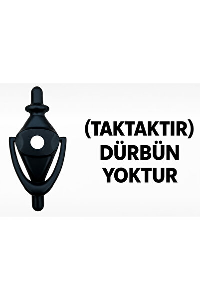 HOMDEP Çelik Kapı Kumru Taktak -siyah-sadece Taktak-