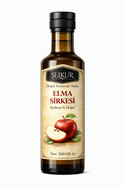 SELKUR ELMA SİRKESİ 500ML