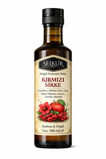 SELKUR KIRMIZI SİRKE 500ML