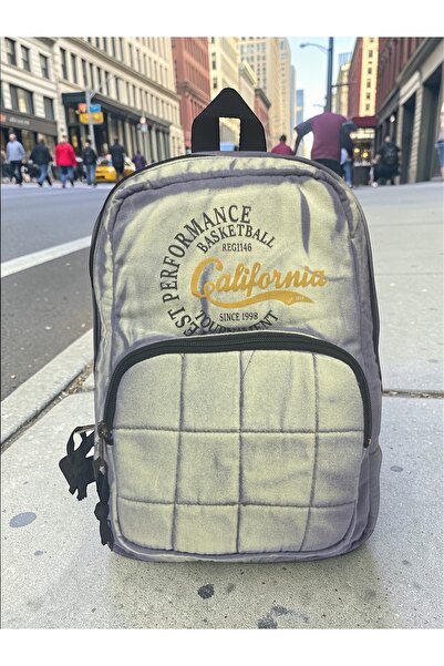 Old Cotton Quality Mini Vintage Casual Design Daily Backpack Travel Bag 19 cm...