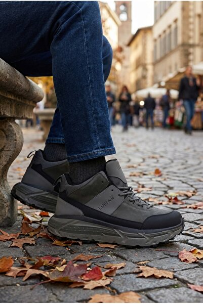 Lufian Quel men's leather boot 25k 112230249 m green