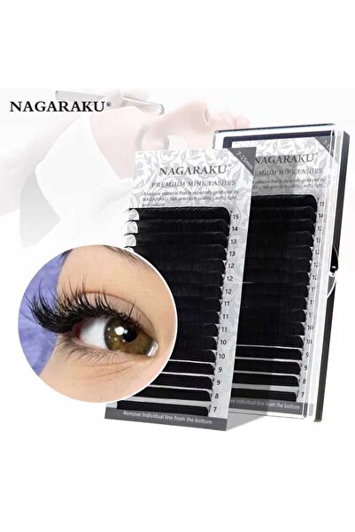 NAGARAKU 0.15 C Kıvrım Mix Ipek Kirpik Seti