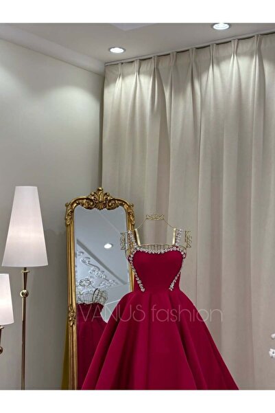 vanus fashion فستان سهرة ميدي 4018