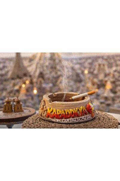 ATHSTORE منفضة سجائر من الجبس الكابادوكية للهدايا والديكور - منفضة سجائر