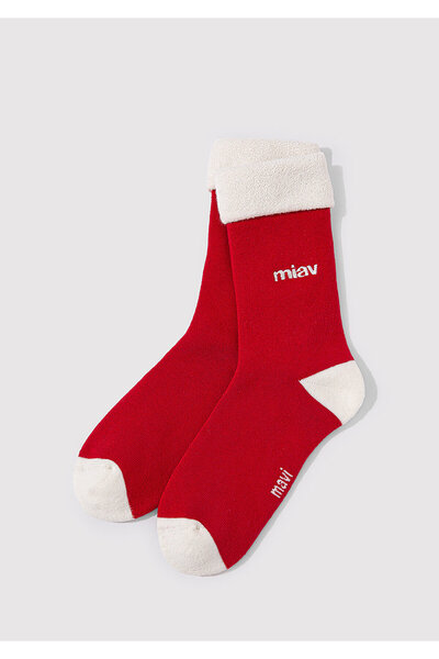 Mavi Miav Red Boot Socks 1913312-10076