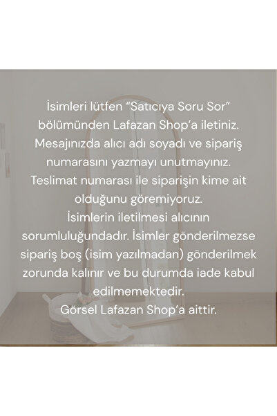 lafazan Düğün Nişan Ayna Yazısı 45cm Kişiselleştirilebilir Söz Organizasyon Süsü Beyaz Folyo Sticker
