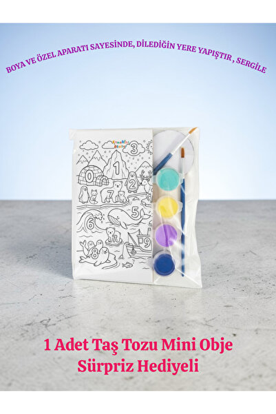 sharp&art Chinese Tiles Painting for Children, Stick on Paints and Wall Art, ...