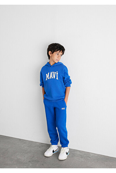 Mavi Spodnie dresowe z nadrukiem logo 6010000-70896