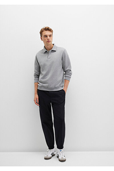 Mavi Pantaloni negri de jogger - cu talie elastică 0010190 -900