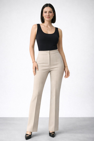 trendalisse Premium kvalitet Ultra Elastično Visok struk Sa likrom Boja kamen...