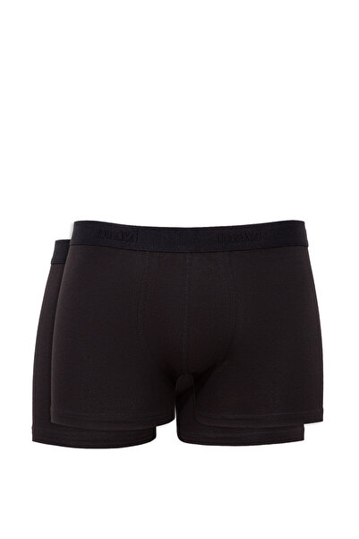 Mavi 2-teilige Basic-Boxershorts in Schwarz 092854 -900