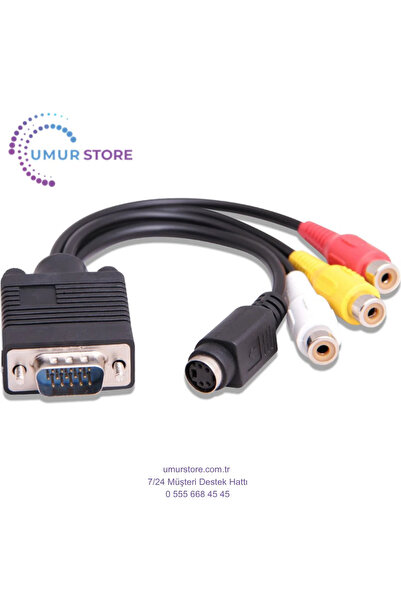 Herz Q-VSV VGA-SVİDEO Kompozit Dönüştürücü