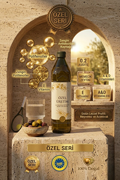 HAKER İNCİR Özel Üretim Naturel Sızma 1 Litre Soğuk Sıkım Extra Virgin Premiu...