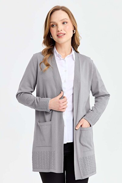 Desen Triko Tricotaj de damă Araboy Summer Thin Jacket Afumat