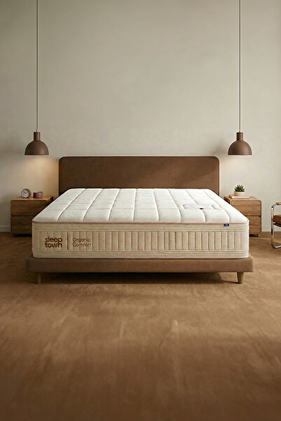 Sleeptown Organic Comfort Ortopedik Çift Taraflı Micro Pocket Yaylı Yatak Çif...