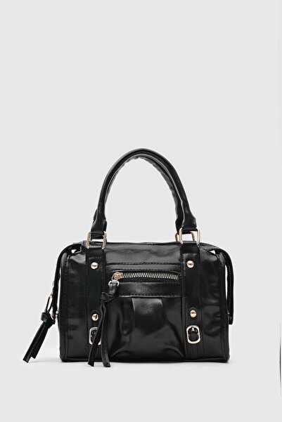 Shule Bags Lillia Bowling Crossbody Bag Black