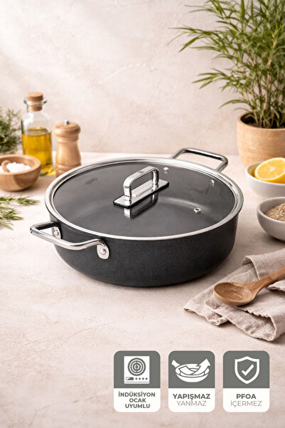 Kitchen Life وعاء جيجيلي فين دايموند كارنيياريك 24 سم