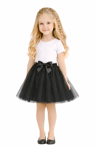 Ceylin Fashion Fusta tutu pentru fete, 23 aprilie, cu fundă, model Hayal, pac...