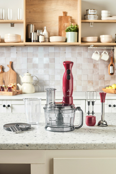 Emsan Pro Multimax 6 in 1 Çok Amaçlı Mutfak Robotu Red 2000 W