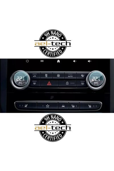 ael-tech Renault Megane 4 Compatible Digital Air Conditioning Instrument Pane...