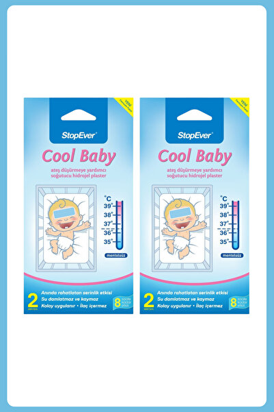 StopEver Cool Baby Soğutucu Baş Bandı x2