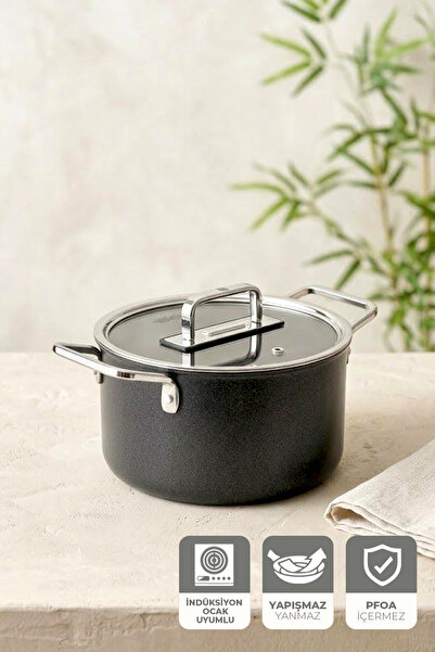 Kitchen Life Gigilli Fin Diamond Leather N Pot 24 cm