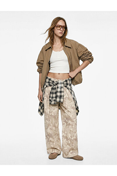 Koton Jachetă cu fermoar, guler clasic și mâneci lungi crop