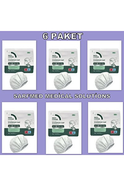 Genel Markalar Kremli, Durulama Gerektirmeyen, Hasta Saç Yıkama Bonesi (6 Paket)