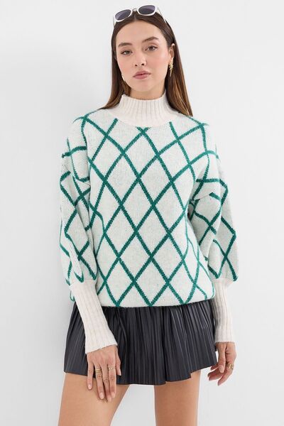 Hiccup BDART Oversized knitted sweater with high collar