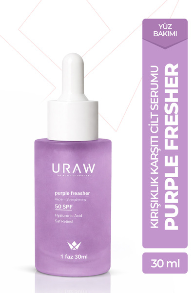 Uraw Purple Fresher Serum | Retinol Ve Hyaluronik Asit Ile Kırışıklık Karşıtı...
