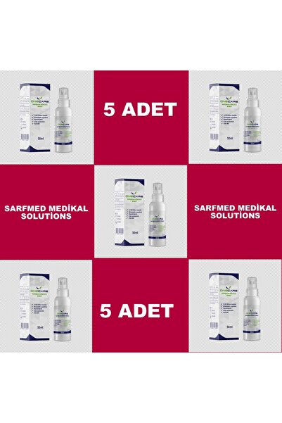 OneCare Medikal Flaster Sökücü, Yapışkan Çözücü Sprey 50 ml (5 Adet)