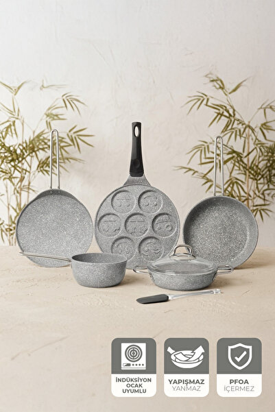 Kitchen Life Gigilli You 7 Piece Granite Breakfast Set