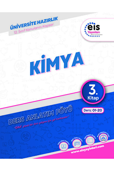 eis Yayınları YKS - Mavi Set - DAF - Kimya - 3. Kitap / Kolektif / Eis Yayınl...
