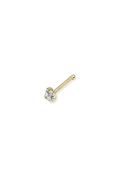 Gold Piedra Tektaş 14 Ayar Altın Hızma 7 Mm