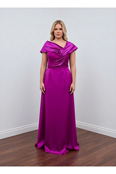 MAXXE 6245SAT JANET SATEN SIVAMA ELBİSE
