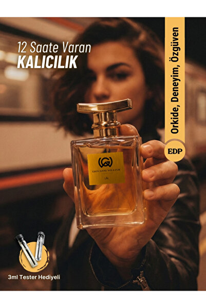 Giovanni William Lâl Kadın Parfüm Edp Parfüm | Sexy | Siyah Orkide, Frenk Üzü...