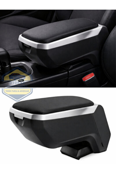 KAPOTO Tüm Araçlara Uyumlu Araba Kol Dayama Araba Sürgülü Kolçak Krom Detaylı