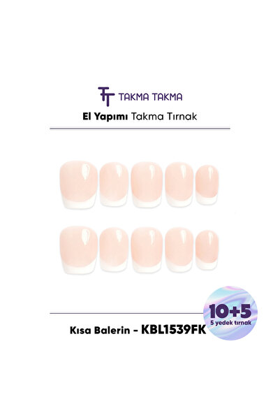Takma Takma 15'li Ten Rengi Kısa Balerin KBLK1539FK Tekrar Kullanılabilir El ...